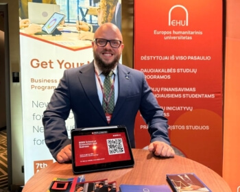 EHU pristatė MBA programą konferencijoje „Lietuvos Davosas 2026“, pabrėždama verslo išsilavinimo svarbą